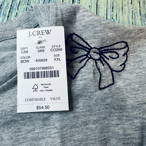 J. Crew embroidered bows graphic tee - Picture 6 of 6
